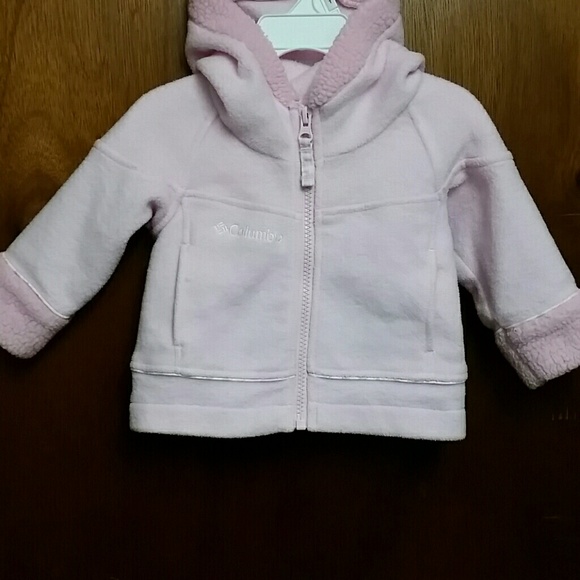 🦄Columbia Girls Fleece Jacket With Hood🦄 - Picture 3 of 8